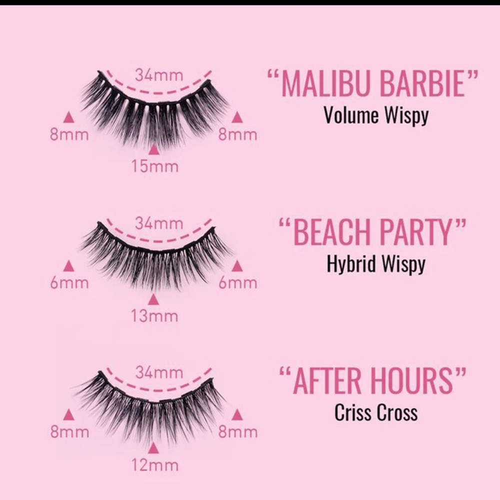 Sienna Set of 3 Magnetic Dramatic Lashes